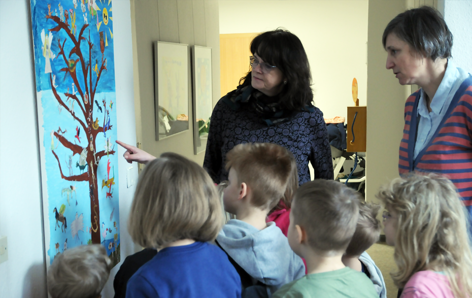 KulturKita Regenbogen Besuch FLOW Ausstellung KulturKita Regenbogen Besuch FLOW Ausstellung