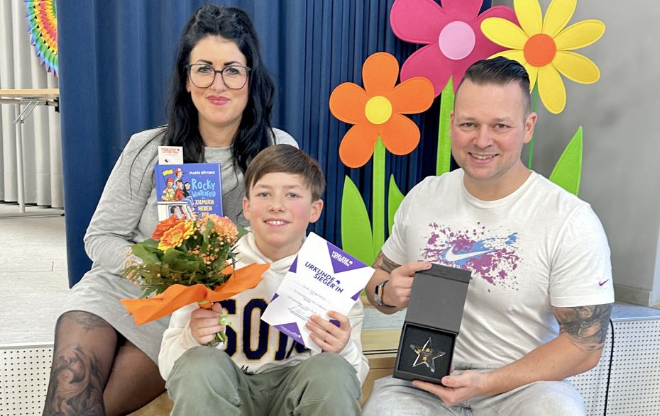 Foto: Luis K. mit Eltern