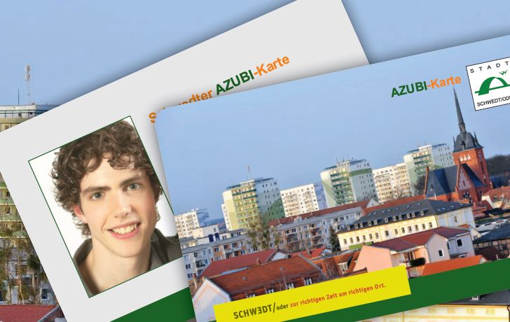 Foto: Werbekarte AZUBI-Karte Foto: Werbekarte AZUBI-Karte