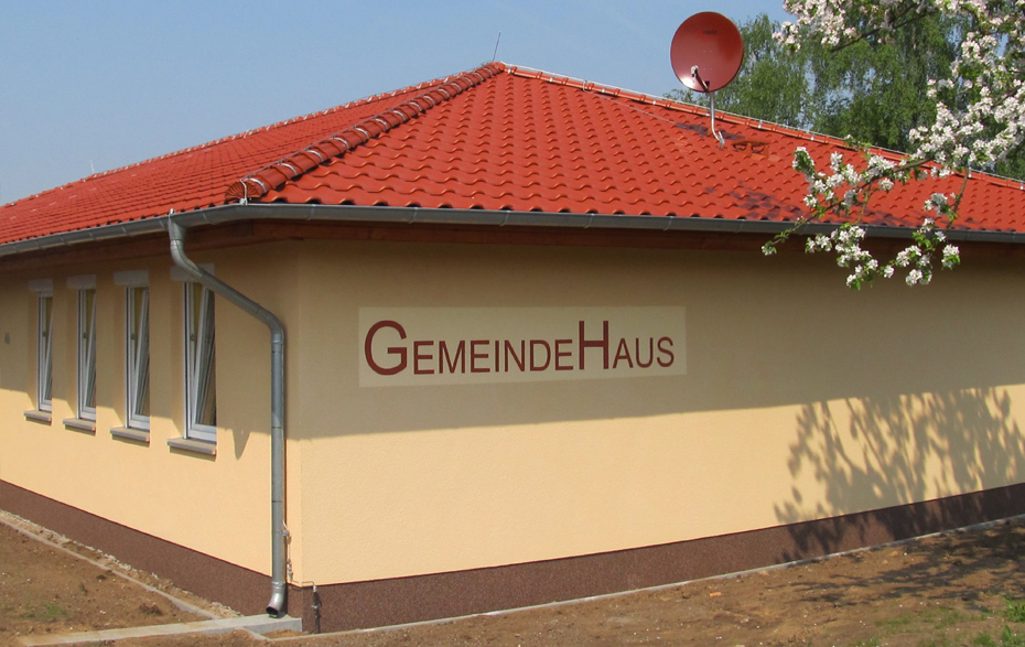 Foto des Gemeindehauses in Stendell