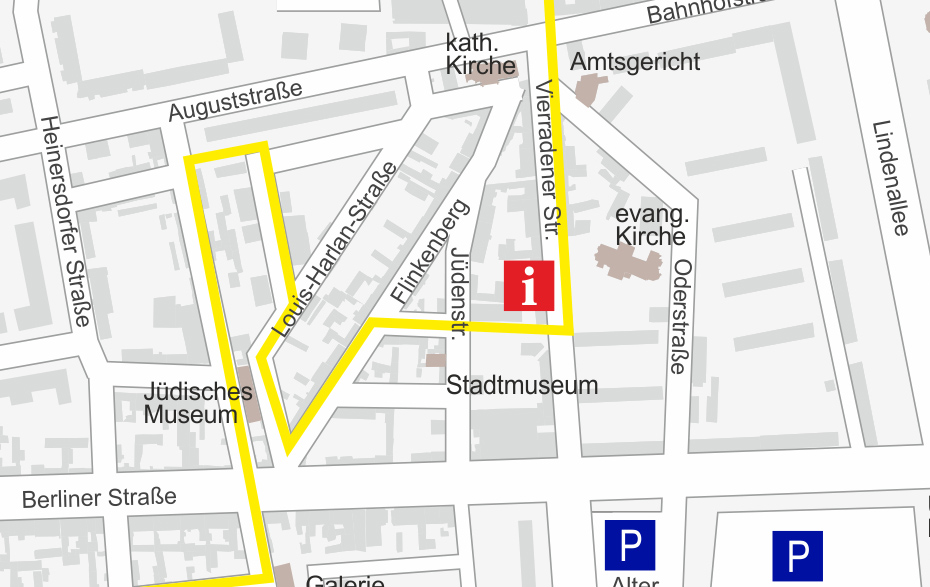 Stadtplanausschnitt