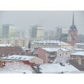 Foto vom 24. Februar 2013: Blick über schneebedeckte Dächer Foto vom 24. Februar 2013: Blick über schneebedeckte Dächer