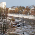 Foto vom 11. Januar 2013: Blick auf die Kreuzung Lindenallee mit der Bahnhofstraße Foto vom 11. Januar 2013: Blick auf die Kreuzung Lindenallee mit der Bahnhofstraße