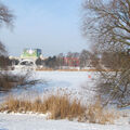 Foto vom 27. Januar 2013: Blick über den zugefrorenen Kanal auf die Uckermärkischen Bühnen Foto vom 27. Januar 2013: Blick über den zugefrorenen Kanal auf die Uckermärkischen Bühnen