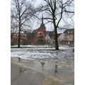Foto vom 29. Januar 2013: Stadtpark mit Schneeresten und Pfützen Foto vom 29. Januar 2013: Stadtpark mit Schneeresten und Pfützen