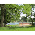 Foto vom 18. Juni 2013: Blick durch den Hugenottenpark über die Westbastion zum Kanal Foto vom 18. Juni 2013: Blick durch den Hugenottenpark über die Westbastion zum Kanal