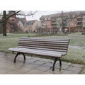 Foto vom 16. Januar 2014: Bank mit etwas Schnee Foto vom 16. Januar 2014: Bank mit etwas Schnee