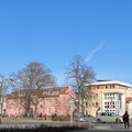 Foto vom 13. Februar 2014: blauer Himmel über der Kreuzung Lindenallee und Bahnhofstraße Foto vom 13. Februar 2014: blauer Himmel über der Kreuzung Lindenallee und Bahnhofstraße