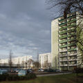 Foto vom 15. Dezember 2014: kurzer Sonnenstrahl auf die Hochhäuser in der Innenstadt Foto vom 15. Dezember 2014: kurzer Sonnenstrahl auf die Hochhäuser in der Innenstadt