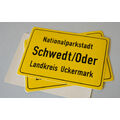 Foto: gelbe Aufkleber