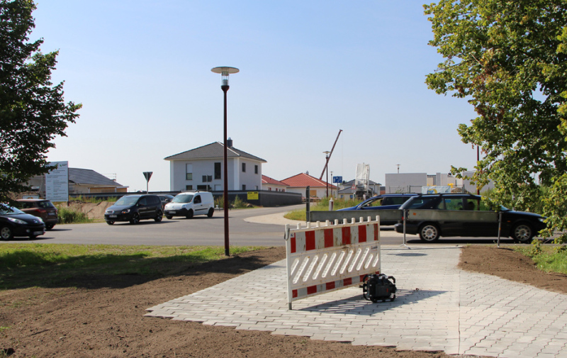 Foto: Baustelle Radweg Foto: Baustelle Radweg