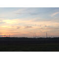 Foto vom 27. Oktober 2014: Sonnenuntergang über der Industriesilhouette Foto vom 27. Oktober 2014: Sonnenuntergang über der Industriesilhouette
