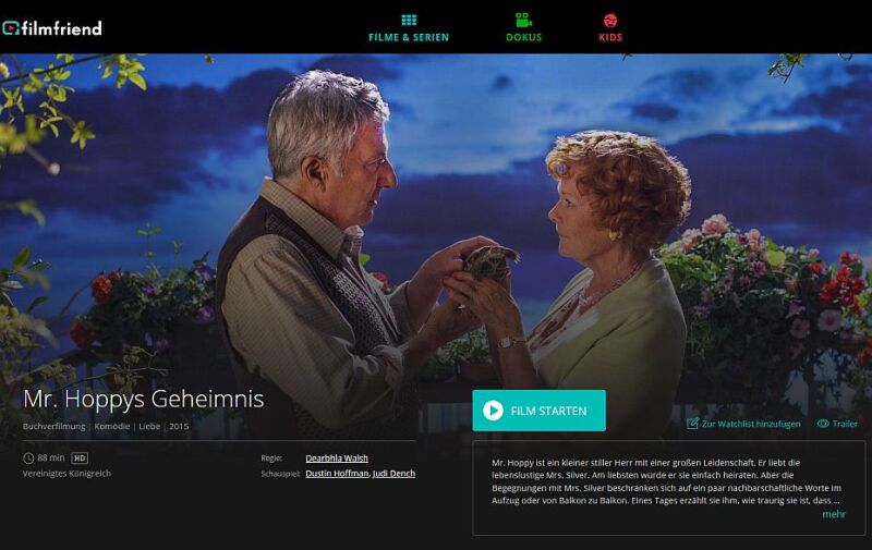 Foto: Filmfriend: Mr. Hoppys Geheimnis Foto: Filmfriend: Mr. Hoppys Geheimnis