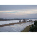 Foto: Landschaft mit vereister Oder Foto: Landschaft mit vereister Oder