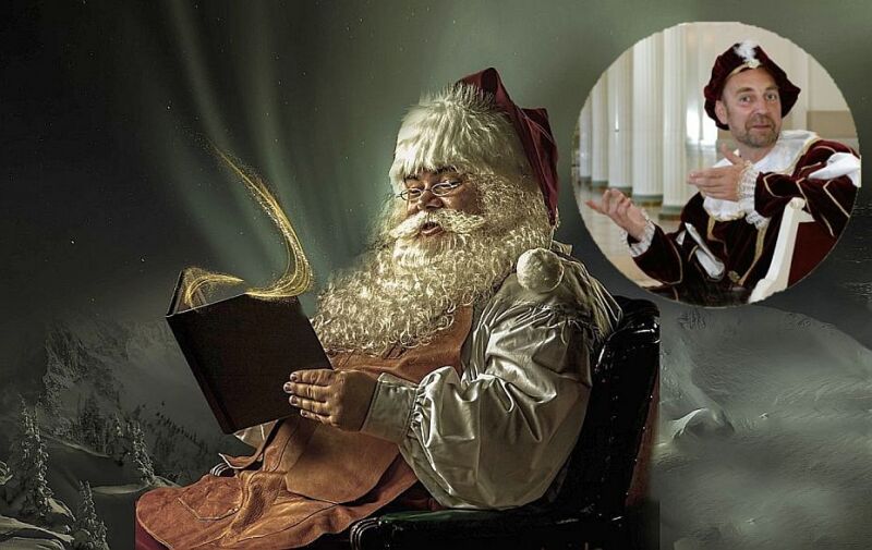 Foto: Weihnachtsmann liest / Jeromino Foto: Weihnachtsmann liest / Jeromino