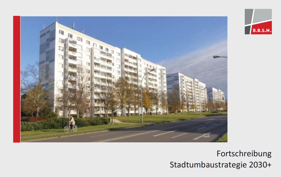 Titelgrafik: Foto mit Hochhäusern und Radfahrer Titelgrafik: Foto mit Hochhäusern und Radfahrer