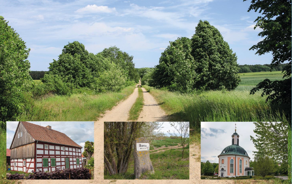 Fotocollage: 2 Landschafts- und 2 Gebäudefotos Fotocollage: 2 Landschafts- und 2 Gebäudefotos