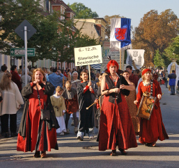 Foto: Musikanten des Mittelaltermarktes